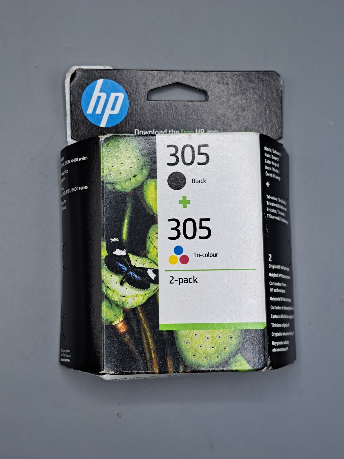 HP 305 2er-Pack Schwarz/Cyan/Magenta/Gelb Druckerpatronen